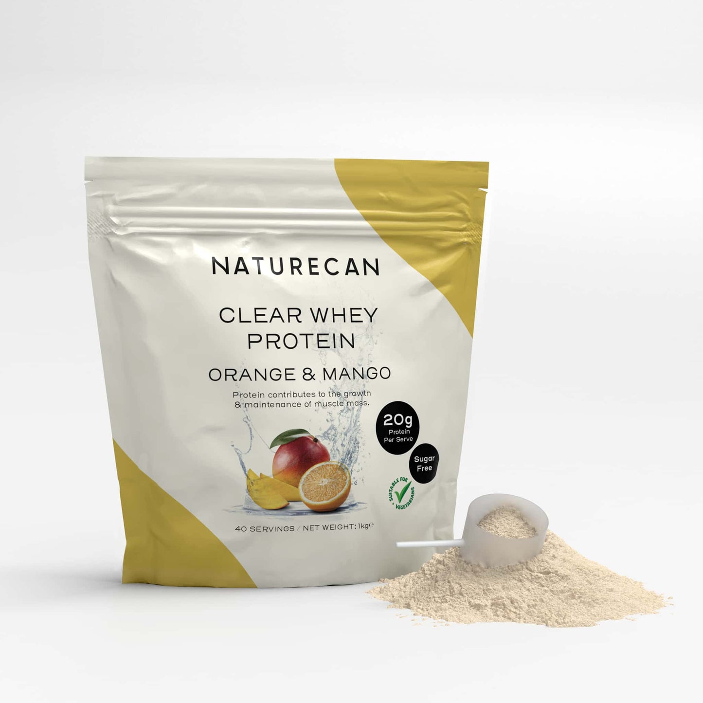 Tært einangrað mysuprótein