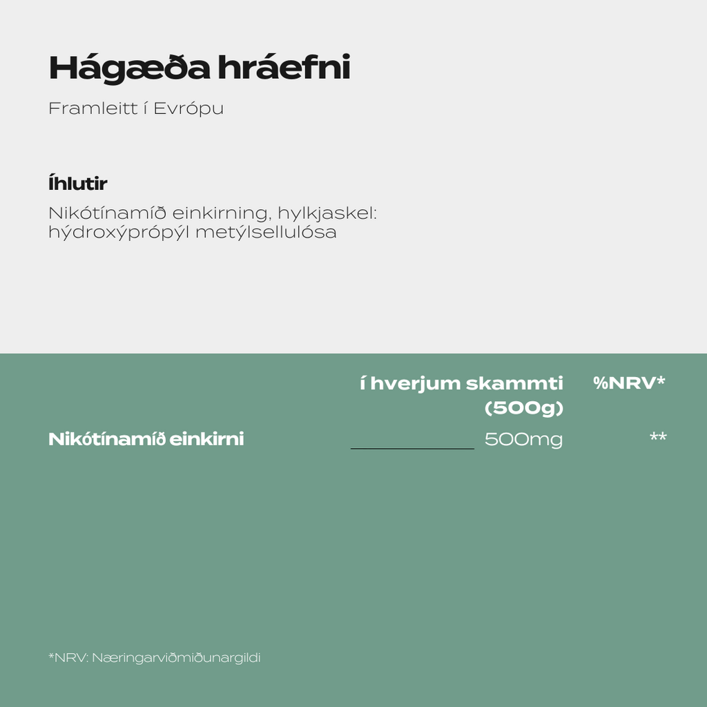 NMN hráefni