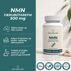 NMN Fæðubótarefni - 99% hreint